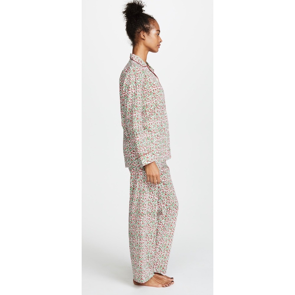 Roller Rabbit Roberta Christmas Holly Berry Size Small Womens Pajamas Set